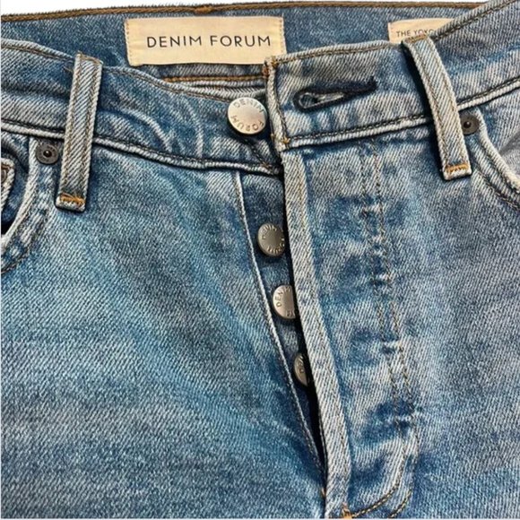 Denim Forum Yoko High Rise Slim Jeans 25 - Picture 4 of 6